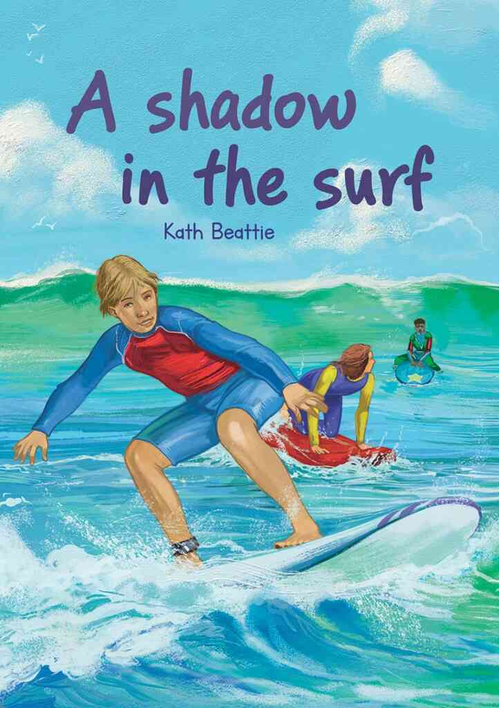 A shadow in the surf