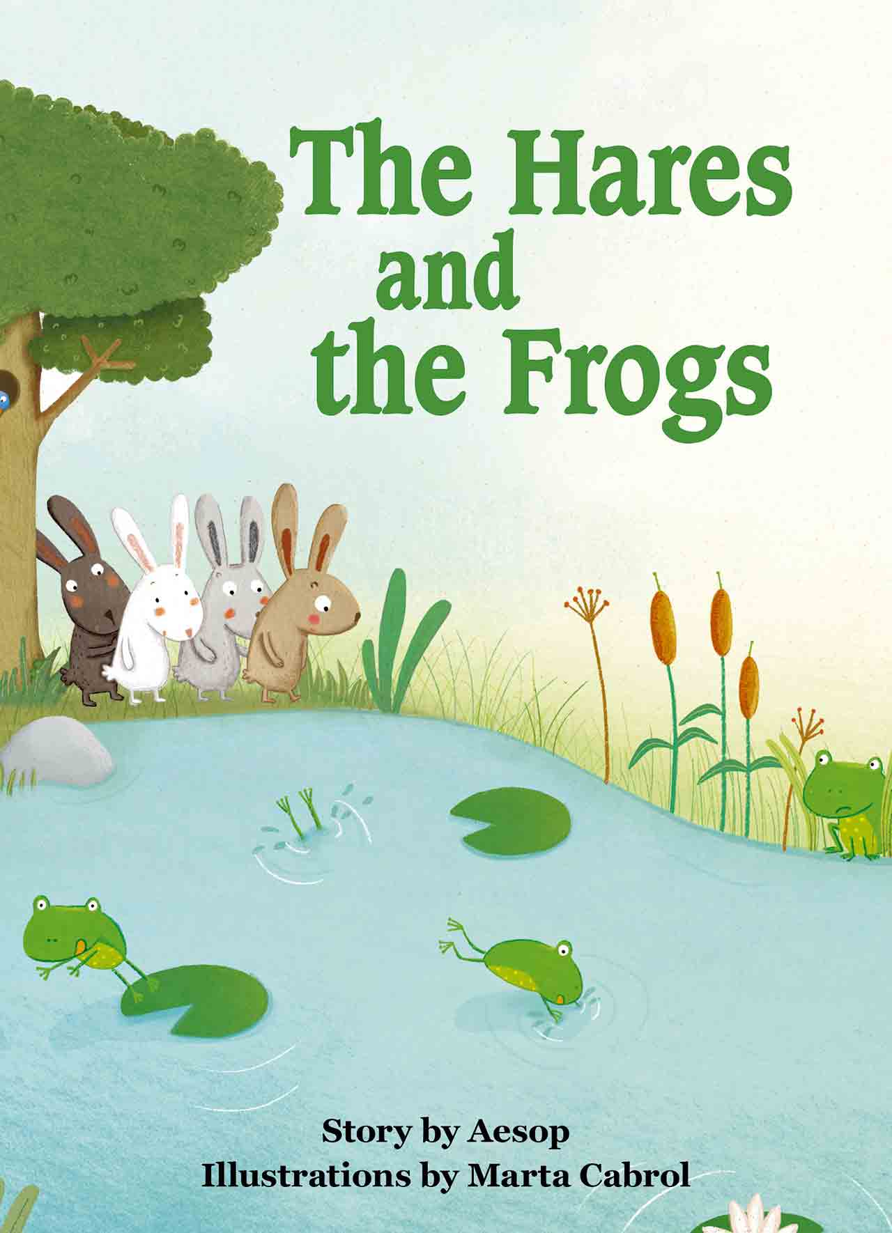the hares and the frogs moral